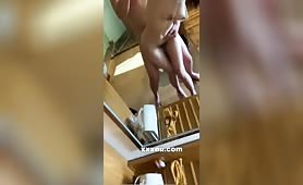 人妻A片,肥臀丰乳美少妇鏡子前站立後入爆插